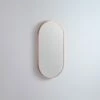 Remer Modern Oblong Bathroom Mirror Brushed Brass 910mm X 460mm MO4691-BB -Bathroom Supplies Sales 2024 BA8294