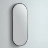 Remer Modern Oblong Bathroom Mirror Matte Black 1210mm X 460mm MO46121-MB -Bathroom Supplies Sales 2024 BA8295