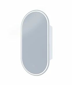Remer LED Bathroom Mirror With Shaving Cabinet 900mm X 4500mm Capsule 450 CR45D