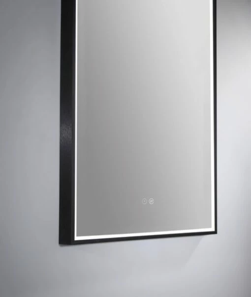 Remer LED Bathroom Mirror With Demister Matte Black Arch D 500mm X 900mm AR50D-MB -Bathroom Supplies Sales 2024 BA8344