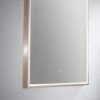 Remer LED Bathroom Mirror With Demister Rose Gold Arch D 500mm X 900mm AR50D-RG -Bathroom Supplies Sales 2024 BA8349
