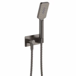 Fienza Tono Hand Shower Handheld Shower Soft Square Plate Gun Metal 433117GM