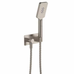 Fienza Tono Hand Shower Handheld Shower Soft Square Plate Brushed Nickel 433117BN