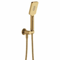 Fienza Tono Hand Shower Handheld Shower Round Plate Urban Brass 433206UB