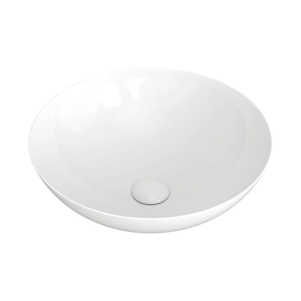 Fienza Aluca Above Counter Basin Gloss White 400mm X 400mm RB821 3 Fienza Aluca Above Counter Basin Gloss White 400mm X 400mm RB821