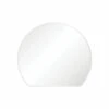 Fienza Sunrise Matte White Round Framed Mirror 800mm X 690mm FMSR80W