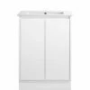 Sunny Group Sierra Collection Freestanding Vanity Cabinet 600mm Gloss White SK32-600