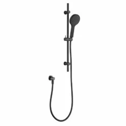 Fienza Bathroom Rail Shower Matte Black Kaya 444109B