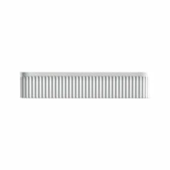 Fienza Eleanor Rectangular Above Counter Fluted Basin Matte White RB467 -Bathroom Supplies Sales 2024 BA9590 2