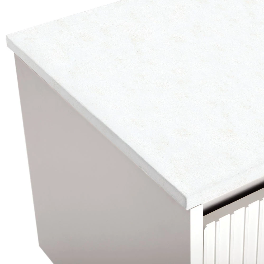 Fienza Crystal Pure Stone Top Full Slab 1200mm X 465mm X 20mm Vanity Cabinet Top 503-104 4 Fienza Crystal Pure Stone Top Full Slab 1200mm X 465mm X 20mm Vanity Cabinet Top 503-104 - Image 2