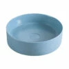 Fienza Reba Above Counter Basin Matte Blue No Tap Hole 360mm X 360mm RB3134BLUE