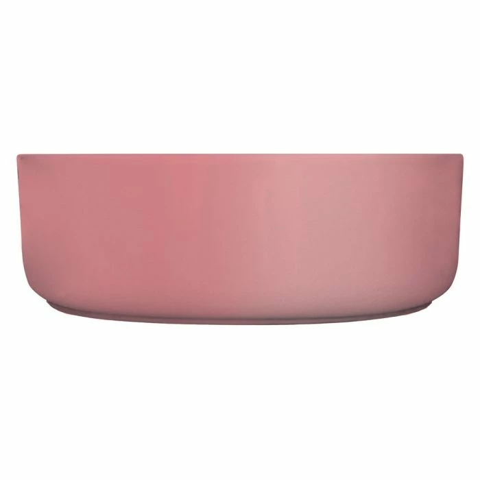 Fienza Reba Above Counter Basin Matte Pink No Tap Hole 360mm X 360mm RB3134P 4 Fienza Reba Above Counter Basin Matte Pink No Tap Hole 360mm X 360mm RB3134P - Image 2