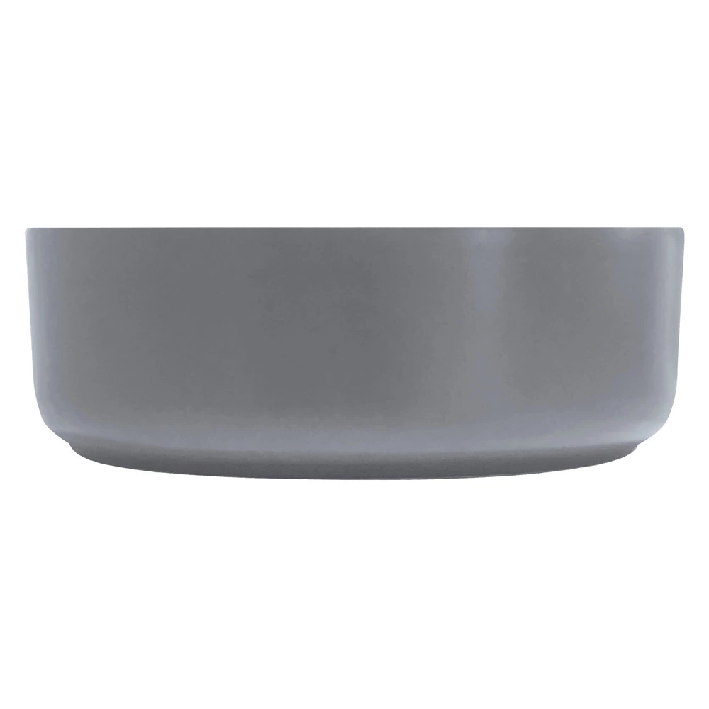 Fienza Reba Above Counter Basin Matte Light Grey No Tap Hole 360mm X 360mm RB3134LG 4 Fienza Reba Above Counter Basin Matte Light Grey No Tap Hole 360mm X 360mm RB3134LG - Image 2
