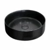 Fienza Reba Above Counter Basin Matte Black No Tap Hole 360mm X 360mm RB3134B -Bathroom Supplies Sales 2024 BA9632