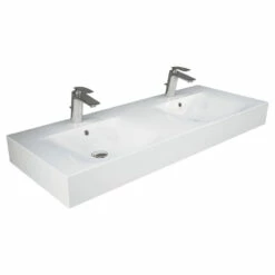 Fienza RAK Des 121 Wall Hung Basin 2 Tap Holes 12101AWHA