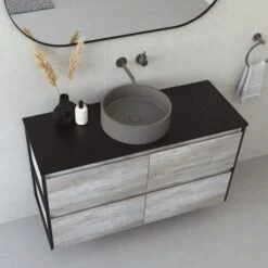 Fienza Black Sparkle Stone Top Full Slab 1800mm X 465mm X 20mm Vanity Cabinet Top 501-106 -Bathroom Supplies Sales 2024 BA9670 3