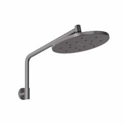 Phoenix Tapware Ormond High-Rise Shower Arm And Rose Brushed Carbon 609-5300-31