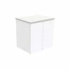 Fienza Bathroom Vanity 600 Wall Hung Cabinet Cupboard Fingerpull Gloss White 60F -Bathroom Supplies Sales 2024 BA9766
