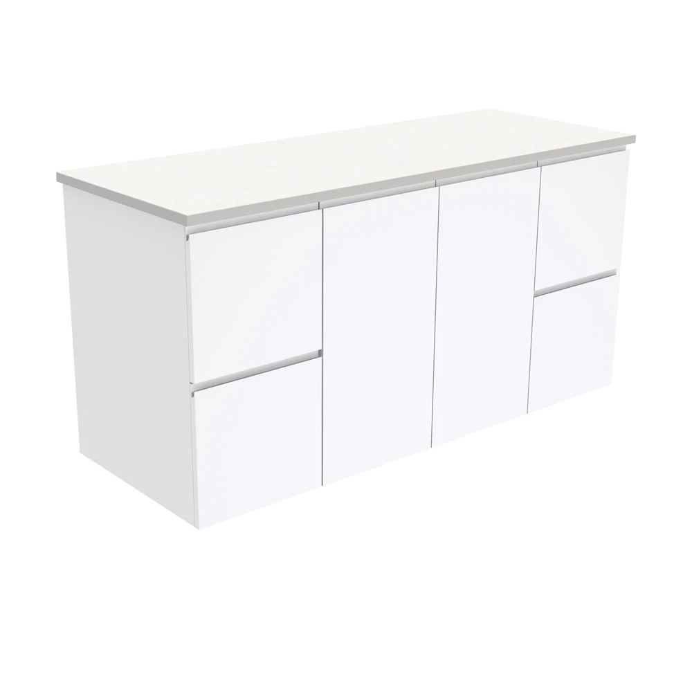Fienza Bathroom Vanity 1200 Cabinet Wall Hung Cabinet Fingerpull Gloss White 120F 3 Fienza Bathroom Vanity 1200 Cabinet Wall Hung Cabinet Fingerpull Gloss White 120F