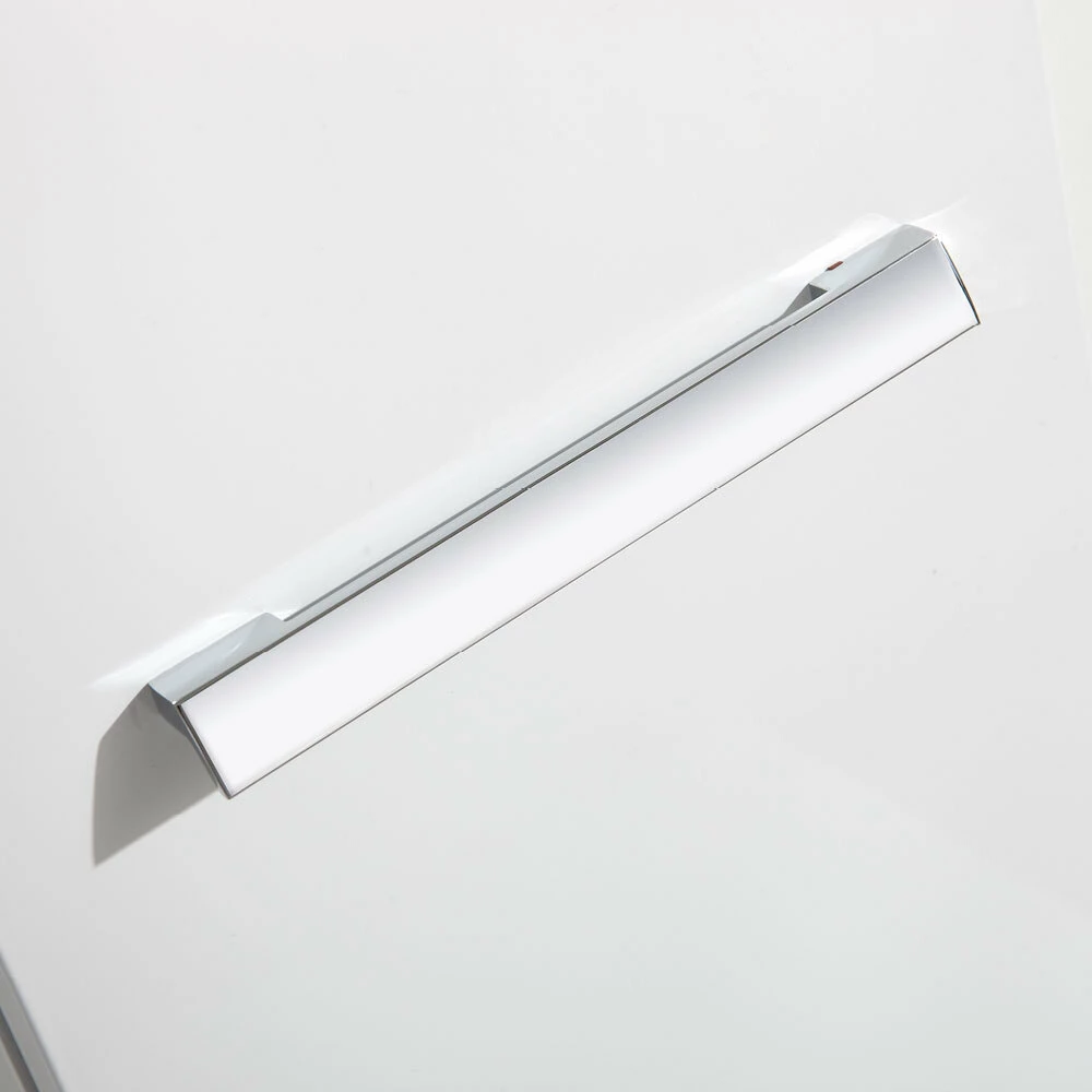 Fienza Delgado Slim 600 Wall Hung Vanity 600 Bathroom Cabinet White 60D 4 Fienza Delgado Slim 600 Wall Hung Vanity 600 Bathroom Cabinet White 60D - Image 2