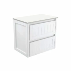 Fienza Bathroom Vanity Wall-Hung Cabinet Hampton 750 Cupboard Two Drawers 75T-C