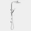 Castano Elba Twin Head Shower On Rail Chrome ELTWSOR