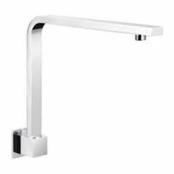 Castano Elba Wall Upswept Shower Arm Spout Chrome ELWMUPSA