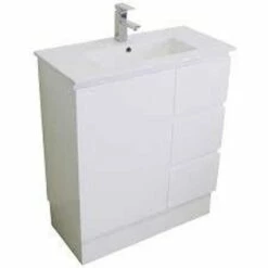 Castano 750 Janine Ensuite Vanity Gloss White JANEN750