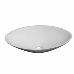 Castano Eclipse Solid Surface Teardrop Basin SNOW ECLTDSSBS