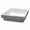 Castano Solid Surface Basin Square Semi-Inset White Pyros PYRSIWH -Bathroom Supplies Sales 2024 CA0301