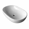 Castano Vessel Basin White Slimline Vitreous China Positano POSVCVB -Bathroom Supplies Sales 2024 CA0309