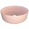 Castano Vessel Basin Matt Pink Round Slimline Vitreous China Siera SIERAVB-MP 2 Castano Vessel Basin Matt Pink Round Slimline Vitreous China Siera SIERAVB-MP -Bathroom Supplies Sales 2024 CA0320