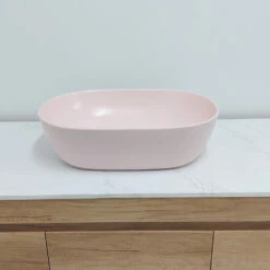 Castano Above Counter Basin 460mm Vitreous China Positano Matt Pink POSITANO460-MP -Bathroom Supplies Sales 2024 CA0389 2