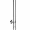 Castano Hand Shower On Bracket Water Through Rail Milan Chrome MWTRHSORC