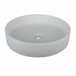 Castano Above Counter Basin Solid Surface Mykonos Snow MYKSSSW