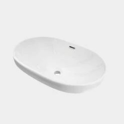 Castano 600 Inset Basin Overflow Vitreous China Positano Gloss White POSINSET