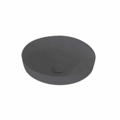 Castano Insert Basin 360mm Round Vitreous China Matt Black Siera SIESIVB-MB
