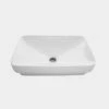 Castano Semi Insert Basin 480mm Vessel Vitreous China Gloss White Urbino URBINSET