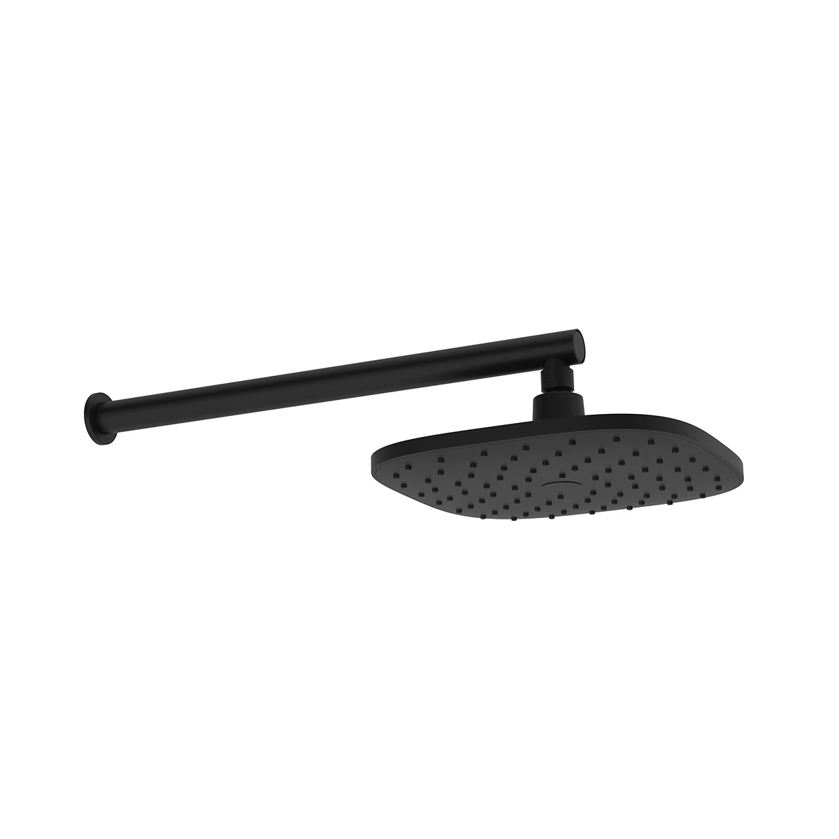 Greens Tapware Bathroom Overhead Wall Shower Single Function Matte Black Corban 1930017 3 Greens Tapware Bathroom Overhead Wall Shower Single Function Matte Black Corban 1930017