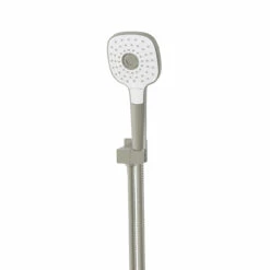 Greens Tapware Bathroom Hand Shower With Wall Bracket Brushed Nickel Corban 9019301