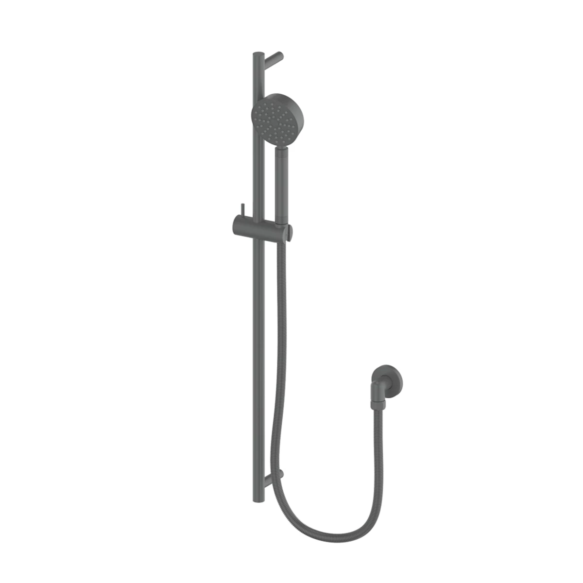 Greens Tapware Rail Shower Bathroom Slide Single Function Headset Textura Gun Metal 1830009 3 Greens Tapware Rail Shower Bathroom Slide Single Function Headset Textura Gun Metal 1830009