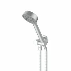 Greens Tapware Hand Shower With Wall Bracket Bathroom Textura Brushed Stainless 904680003